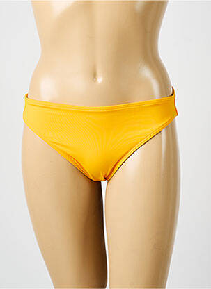 Bas de maillot de bain tissage satiné culotte orange IODUS femme