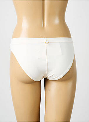 Bas de maillot de bain tissage satiné culotte beige IODUS femme