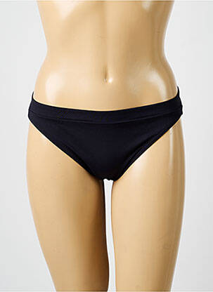 Bas de maillot de bain tissage satiné culotte bleu IODUS femme