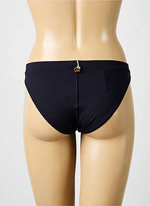 Bas de maillot de bain tissage satiné culotte bleu IODUS femme