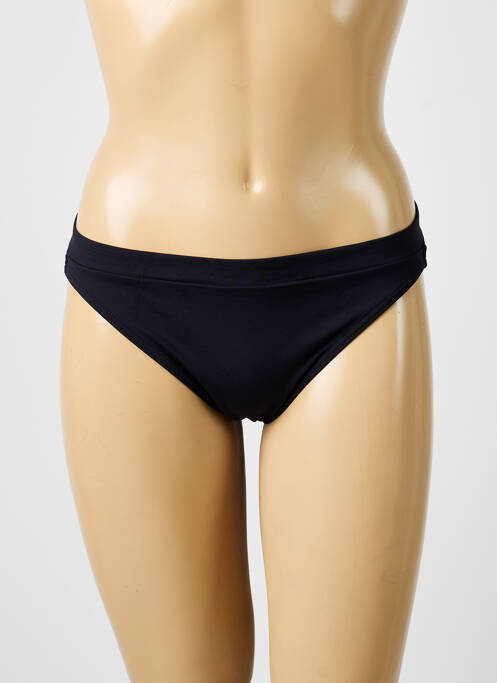 Bas de maillot de bain tissage satiné culotte bleu IODUS femme