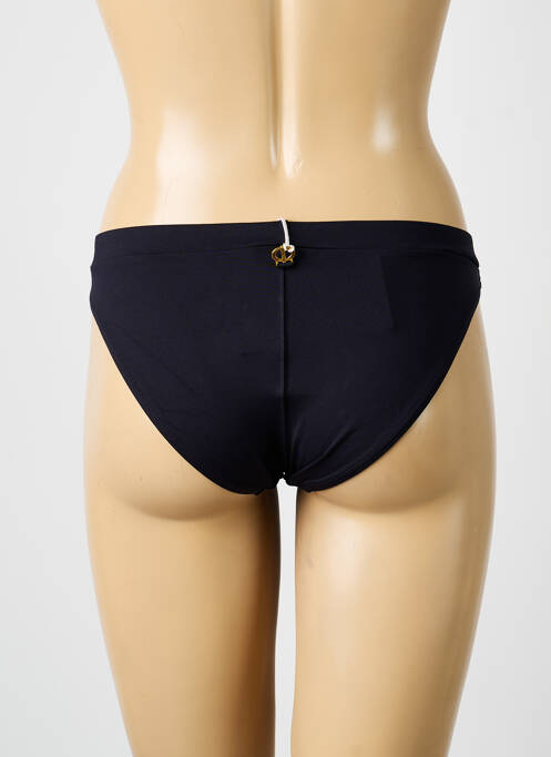Bas de maillot de bain tissage satiné culotte bleu IODUS femme