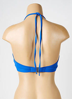 Haut de maillot de bain stretch haut bandeau bleu IODUS femme