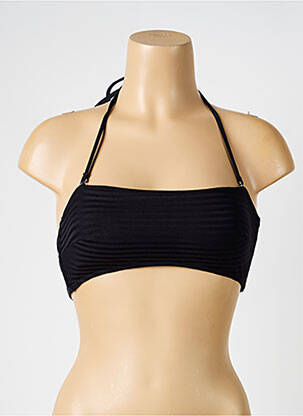 Haut de maillot de bain stretch haut soutien-gorge balconnet bleu fonce IODUS femme