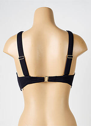 Haut de maillot de bain stretch haut soutien-gorge avec mousse de rembourrage amovible bleu IODUS femme