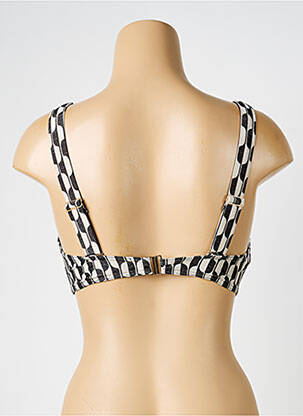 Soutien-gorge effet matière satinée haut soutien-gorge avec mousse de rembourrage amovible beige IODUS femme