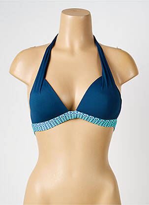 Haut de maillot de bain stretch haut soutien-gorge push-up vert BIKINI BAR femme