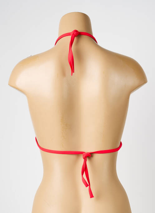 Haut de maillot de bain stretch haut triangles rouge IODUS femme