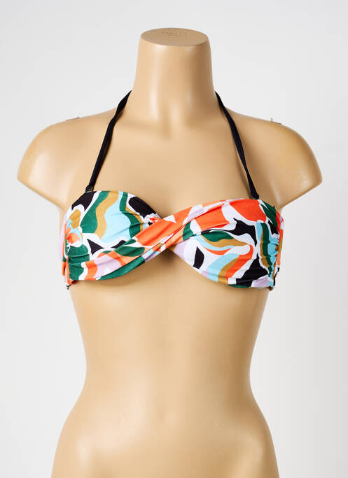 Haut de maillot de bain orange BIKINI BAR femme