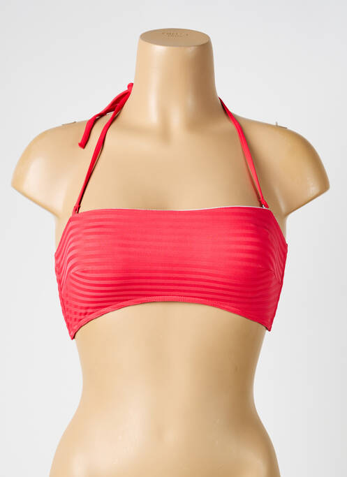 Haut de maillot de bain rouge IODUS femme