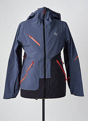 Parka fermeture zippée sur le devant a capuche gris ZIENER femme