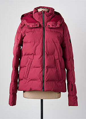 Doudoune poches a capuche rouge ZIENER femme