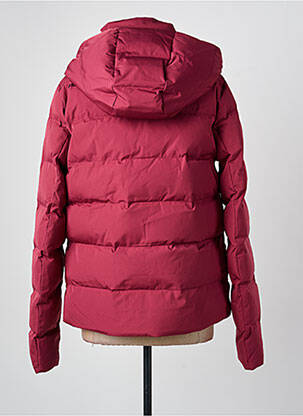 Doudoune poches a capuche rouge ZIENER femme