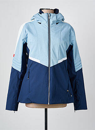 Parka fermeture zippée sur le devant a capuche bleu ZIENER femme