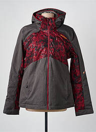 Parka manches longues a capuche rouge ZIENER femme