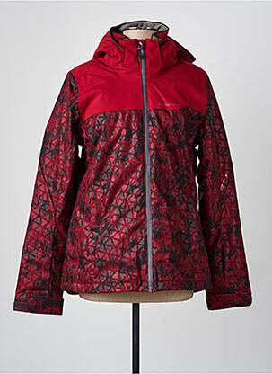 Parka manches longues a capuche rouge ZIENER femme