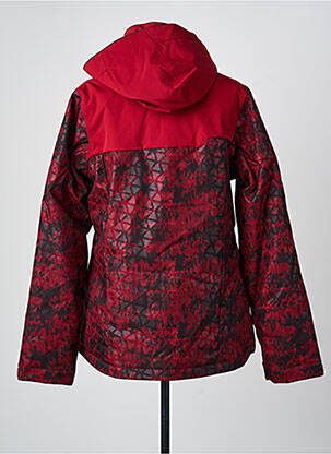 Parka fermeture zippée sur le devant a capuche rouge ZIENER femme