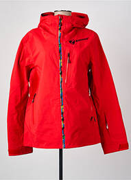 Parka fermeture zippée sur le devant a capuche rouge ZIENER femme
