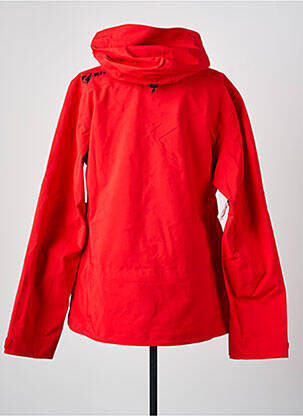 Parka fermeture zippée sur le devant a capuche rouge ZIENER femme