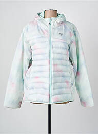 Doudoune poches a capuche bleu ZIENER femme