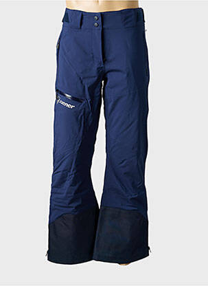 Pantalon droit stretch taille normale bleu ZIENER femme