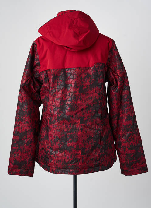 Parka manches longues a capuche rouge ZIENER femme