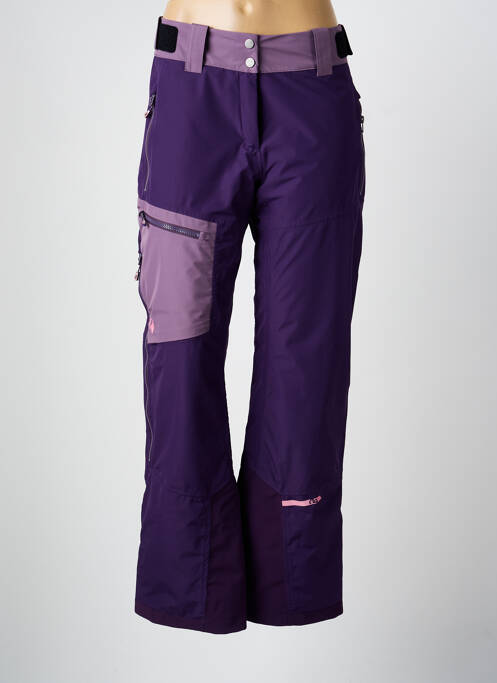 Pantalon droit violet ZIENER femme