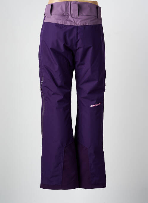Pantalon droit violet ZIENER femme
