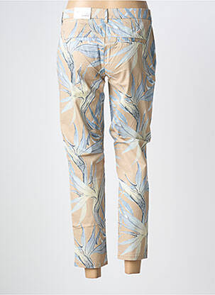 Pantalon 7/8 taille élastique beige ONLY femme