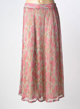 Jupe longue rose ONLY femme