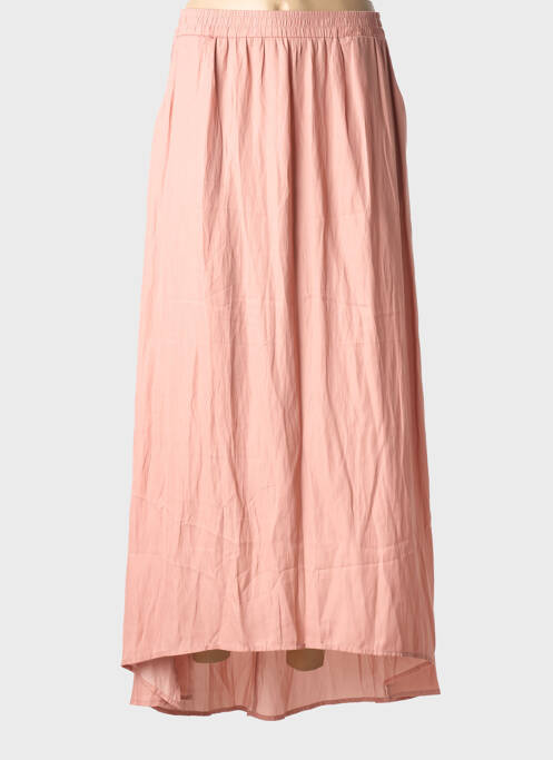 Jupe longue coupe fluide rose GRACE & MILA femme
