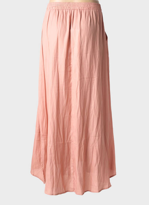 Jupe longue coupe fluide rose GRACE & MILA femme