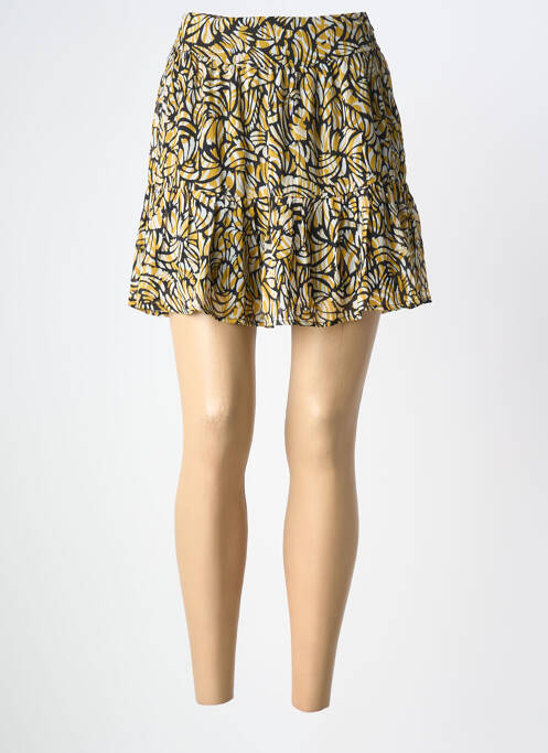 Jupe courte jaune ONLY femme