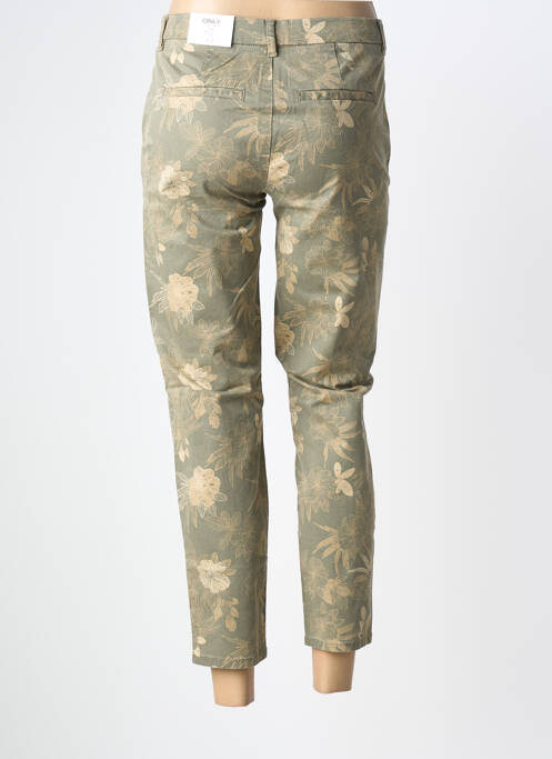 Pantalon 7/8 vert ONLY femme
