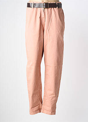 Pantalon droit taille élastique taille normale rose PLEASE femme