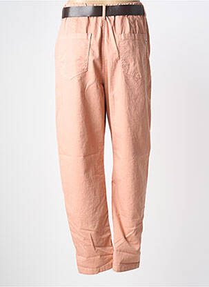 Pantalon droit taille élastique taille normale rose PLEASE femme