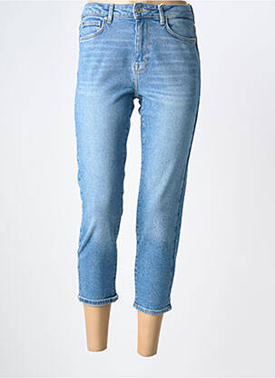 Jeans coupe slim stretch taille haute bleu ONLY femme