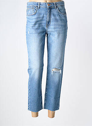 Jeans coupe droite taille haute taille haute bleu ONLY femme