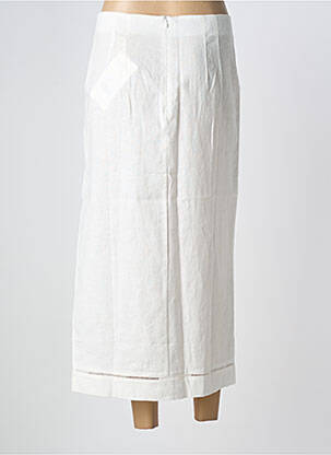 Jupe longue tissage crêpe beige GRACE & MILA femme