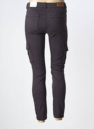 Pantalon cargo tissage popeline taille normale noir ONLY femme