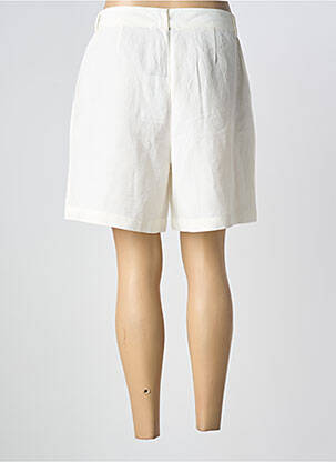 Short taille à pinces taille haute beige ONLY femme