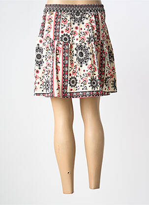 Jupe courte coupe évasée beige GRACE & MILA femme