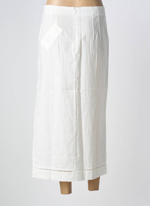 Jupe longue tissage crêpe beige GRACE & MILA femme