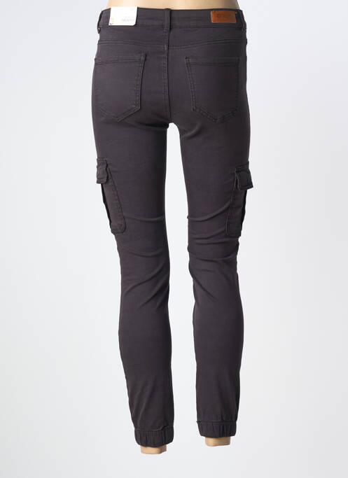 Pantalon cargo tissage popeline taille normale noir ONLY femme