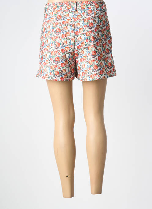 Short taille à pinces taille haute orange ONLY MODA femme