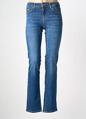 Jeans coupe droite poches bleu fonce ONLY femme