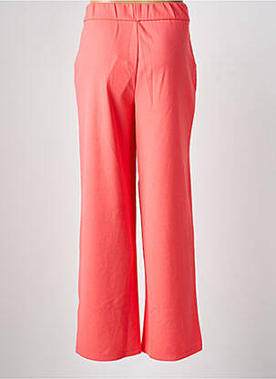 Pantalon droit tissage crêpe taille normale rose ONLY femme