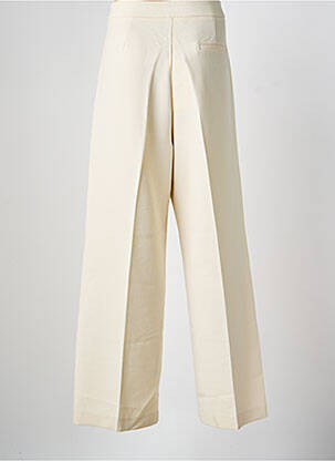 Pantalon chino tissage popeline taille normale beige GRACE & MILA femme