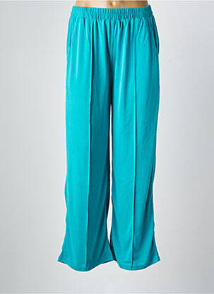 Pantalon droit stretch taille normale bleu GRACE & MILA femme