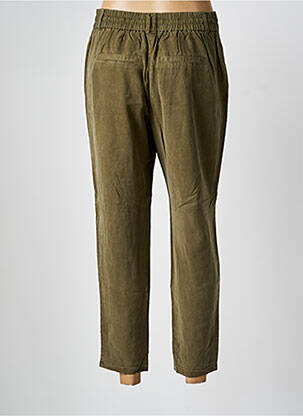 Pantalon chino taille normale taille normale vert ONLY femme
